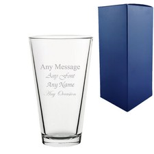 Engraved City Long Drink Glass