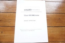 1991 Class 158 Locomotive DMU Train Crew Manual Railway Driving Instructions