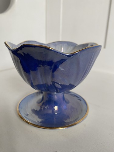 Vintage maling lustreware blue - maling,