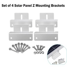4x Solar Panel Z Bracket