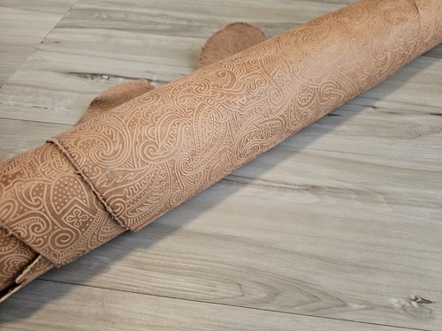 4oz veg tan - tan, embossed