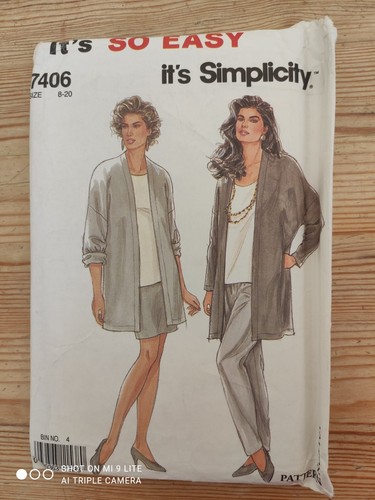 Simplicity 7406 ladies jacket - ladies,