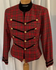 Misty Lane Red Plaid Cropped