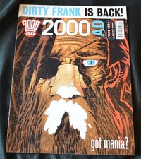 2000AD Comic Issue Prog #1624 25/02/09 February 25th 2009 Dirty Frank is Back!