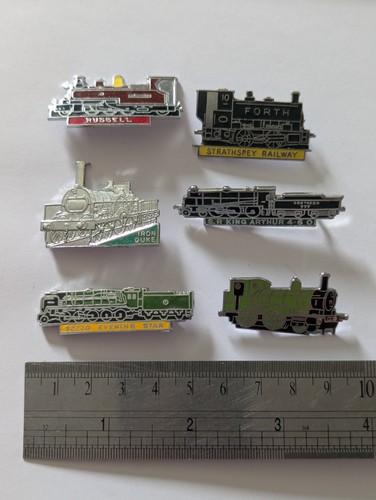 Vintage enamel train pin - vintage,