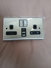 Deta double socket with usb