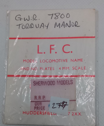 Lfc name plates gwr - plates,