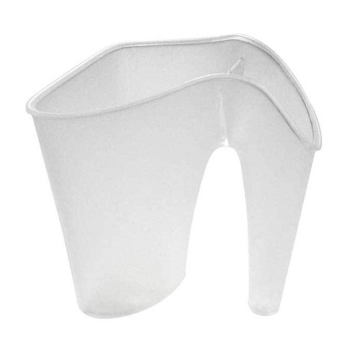 Plastic ice scoop clear - scoop,