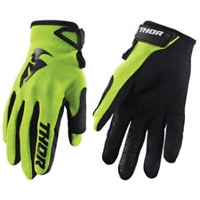 YOUTH THOR SECTOR MOTOCROSS MX BIKE GLOVES childs kids - FLO ACID GREEN