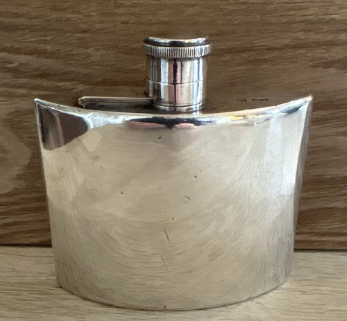 Hallmarked antique silver hip - antique,