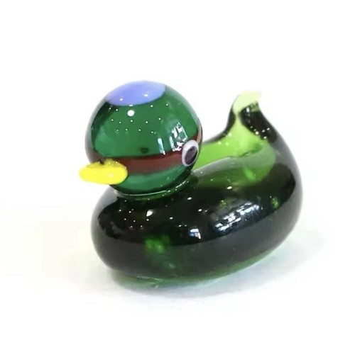 Cute glass duck mini colorful - duck,