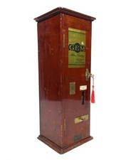 Antique Advertising - 1930s Coin Operated Cigarette Vending Machine / Working