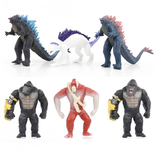 6pcs godzilla king - vs.,