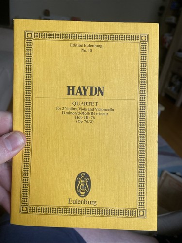 Haydn miniature score string - haydn,