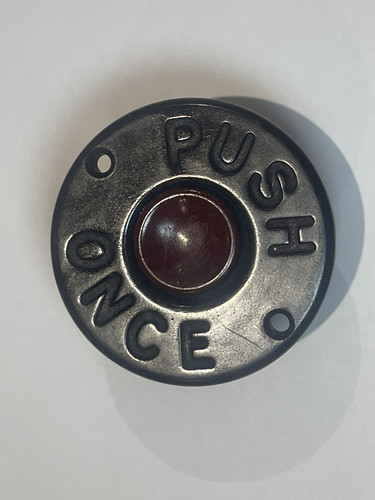 Bus bell push once - bell, once'