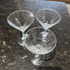 3 Vintage Original 70's Babycham Glasses