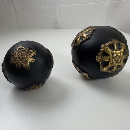 Vintage decorative black ball - vintage,