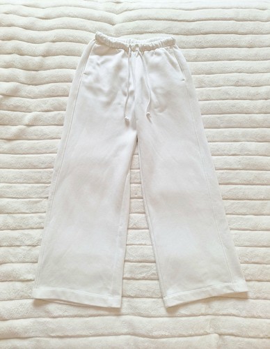 Zara cream wide - zara, joggers