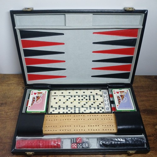 Vintage backgammon set - vintage,