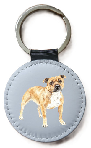 Staffy keyring staffordshire - keyring,,