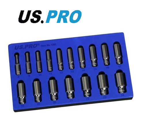 Pro deep socket - pro, 3/8"
