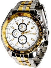 NEW = "ORLANDO" QUARTZ-BATTERY MOVEMENT WRISTWATCH  (12 MONTHS FULLY GUARANTEED)