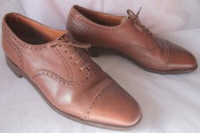 Edward Green For New & Lingwood Brown Cap Toe Brogues 11 C 201 Last