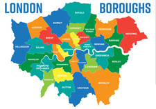 Map of London Boroughs