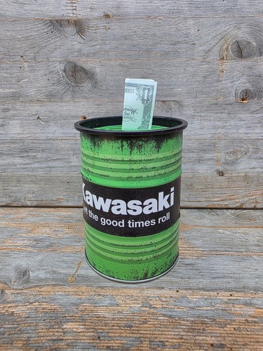 Kawasaki metal money box - kawasaki,