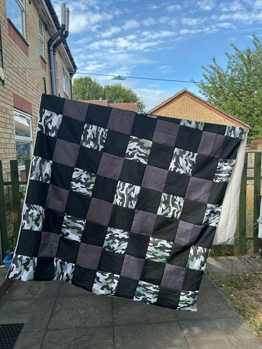 Handmade patchwork quilt - handmade,
