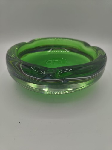 Murano style blenko olive - style,