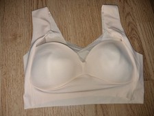BNWOT Gorgeous Beige Seamfree Padded Wirefree Bra Size XL