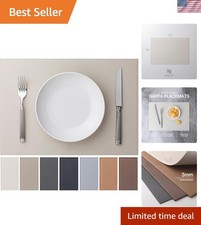 Faux Leather Placemats Set of