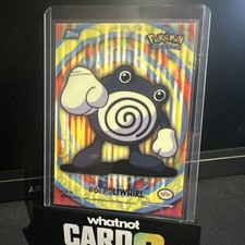 Pokemon Topps Puzzle Card #61 Poliwhirl TV Animation Series NM