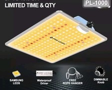 Phlizon 1000W LED Grow Light Lamp Dimmable Sunlike Full Spectrum for Greenhouse