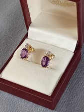 18ct yellow gold amethyst