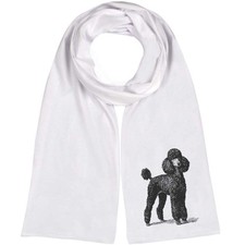 'Black Poodle Standing '