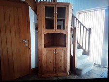 pine corner Cupboard