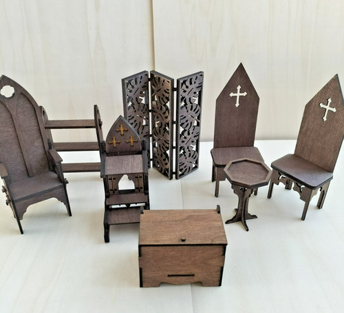 Tudor dollshouse furniture - tudor,