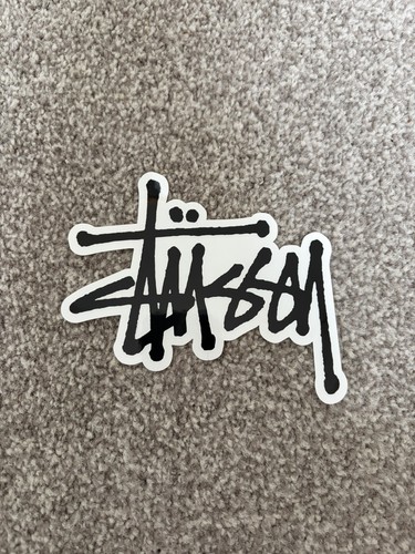 Stussy tag sticker - tag, black