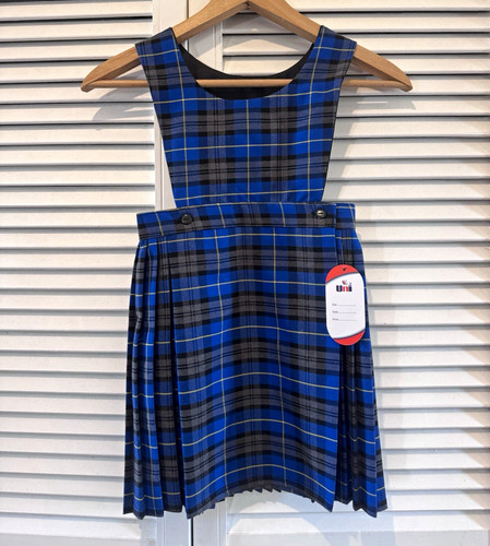 Girls blue plaid tartan - girls,