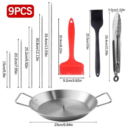 Vertical skewer stand with - vertical,