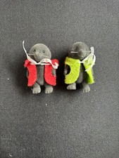 X2 Original Sylvanian Families McBurrows Mole Kids 