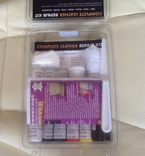 Leather Forever Car Touch up repair Kit damaged leather sofa seats - Black   