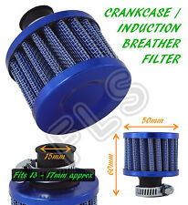 UNIVERSAL OIL MINI BREATHER AIR FILTER-FUEL CRANKCASE ENGINE CAR-BLUE–Ford 1
