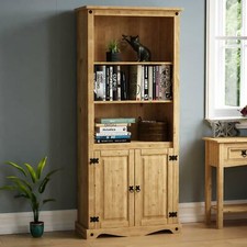 Corona Bookcase 2 Door Solid