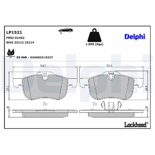 Disc brake - pad, set