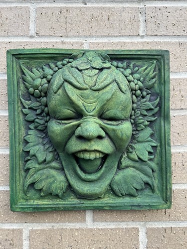 Green man plaque face - , wall