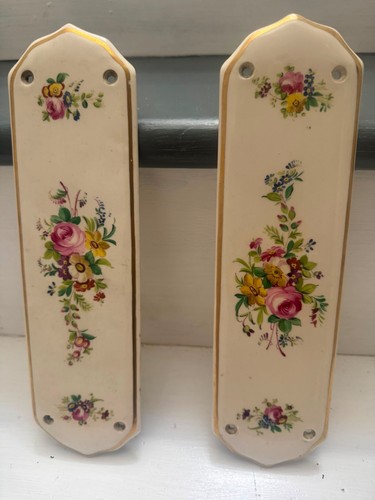 Pair antique ceramic - pair,