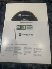 Windows 11 Pro 64bit English Full version DVD package Factory Sealed..